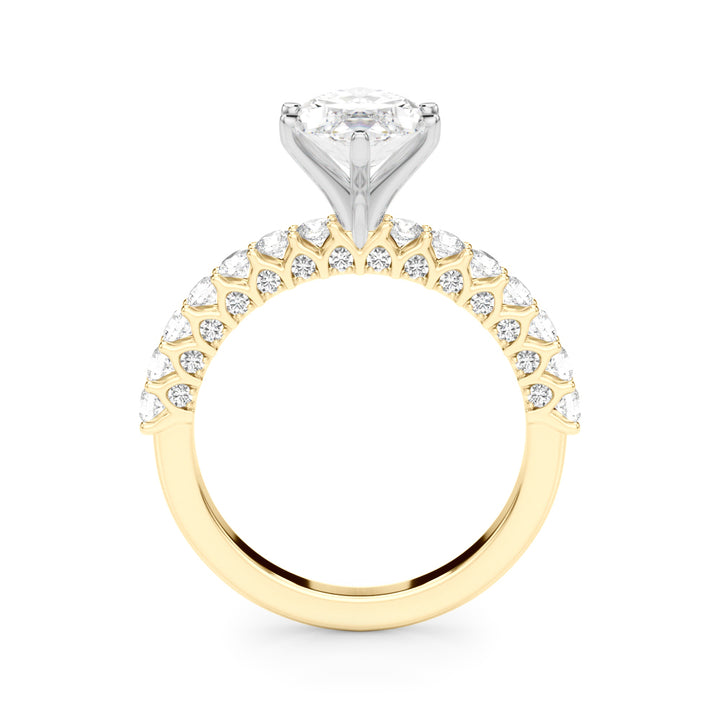 1.00CT 14K Marquise Cut Diamond Ring Design